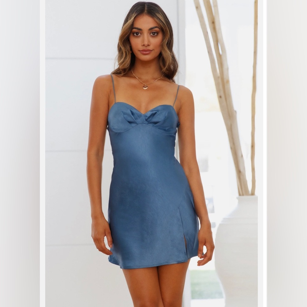 Blue Hoco/Tolo/Prom dress